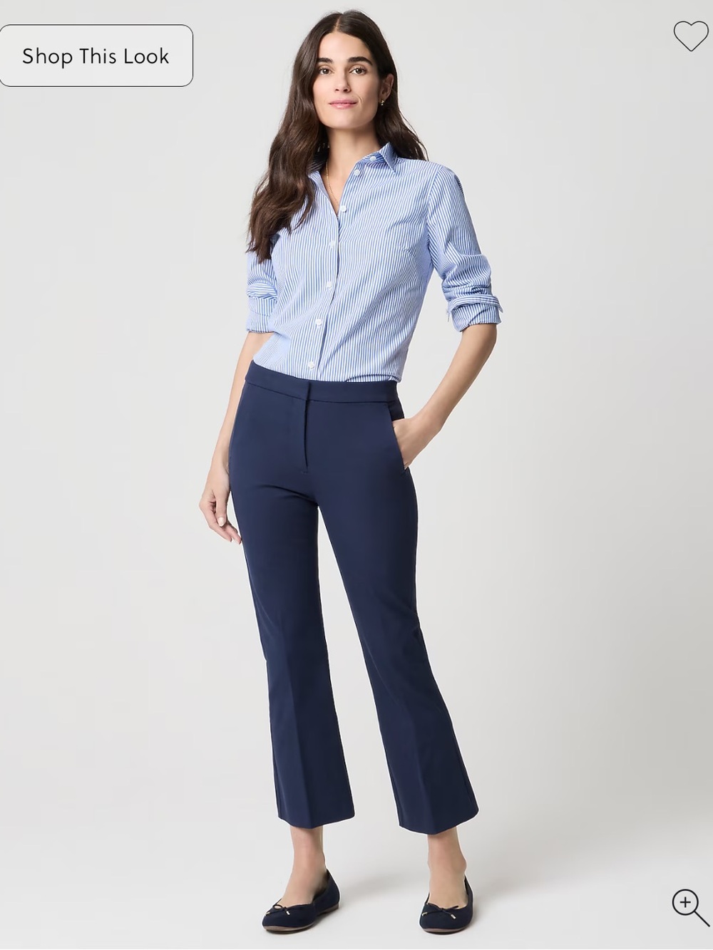 J Crew Factory Nicki flare pant